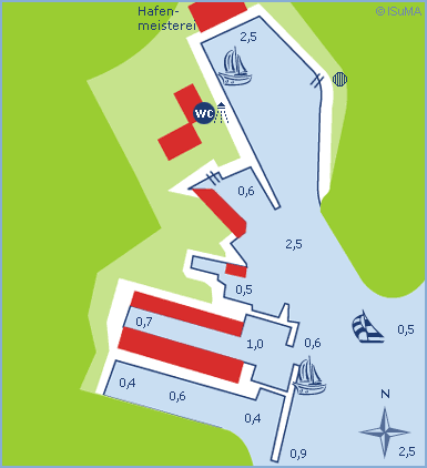 Yachthafen Ahrenshoop Halbinsel Fischland-Darß-Zingst