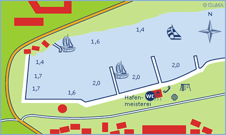 Yachthafen "Prerow" Halbinsel Fischland/Darß/Zingst