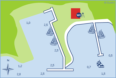 Yachthafen Wieck Halbinsel Fischland-Darß-Zingst