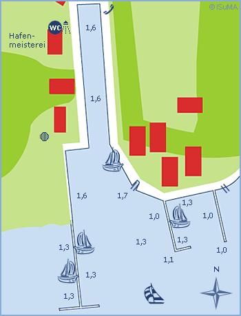 Yachthafen Wustrow Halbinsel Fischland/Darß/Zingst