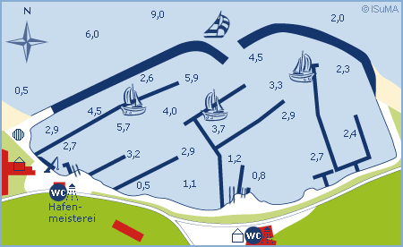 Yachthafen Vereinshafen Fahrensodde Flensburg