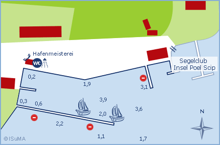 Yachthafen Fischerei- und Sportboothafen Kirchdorf Insel Poel