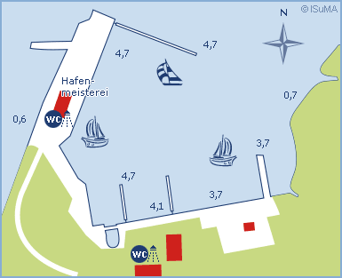 Yachthafen Gager Insel Rügen