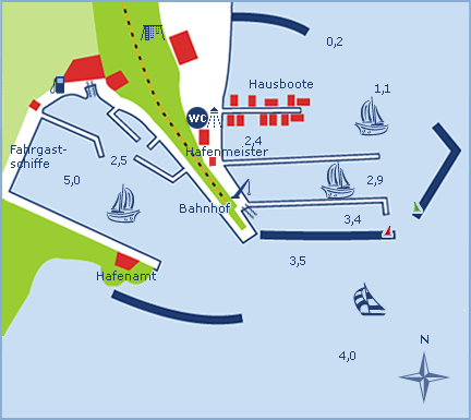 Yachthafen Lauterbach Insel Rügen