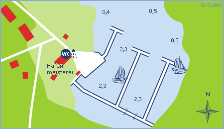 Yachthafen Ralswiek Insel Rügen