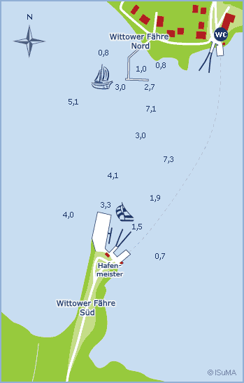 Yachthafen Wittower Fähre Insel Rügen