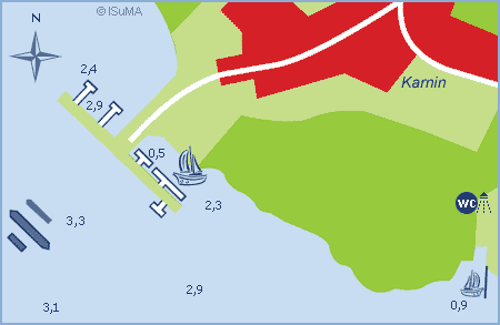 Yachthafen Karnin Insel Usedom