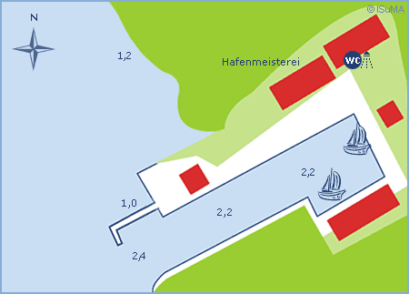 Yachthafen Rankwitz Insel Usedom