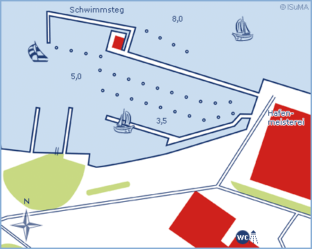 Sportboothafen-Seefischmarkt Kieler Förde