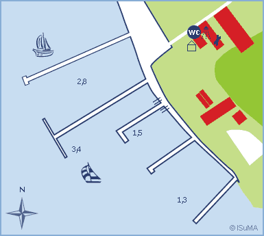 Yachthafen Vereinshafen Gehlsdorf Hansestadt Rostock